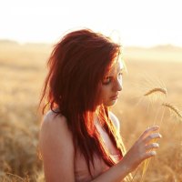 redheads girls in nature
