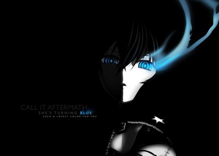 Black Rock Shooter - Cant think of a fourth, BRS, Black Rock Shooter, White, Blue