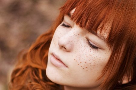 redhead - eyes, sexy, red, hair