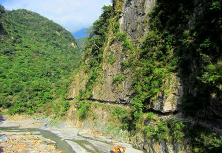 the mountain trails journey - trail, mountain, journey, the backhoes, the valley