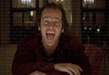 Shining_Jack Nicholson - movies, shining, nicholson, photoshop