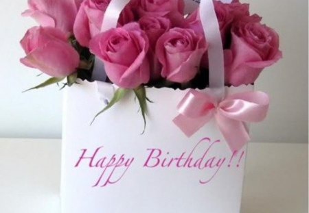 ♥ - wishes, roses, of roses, bouquet, birthday