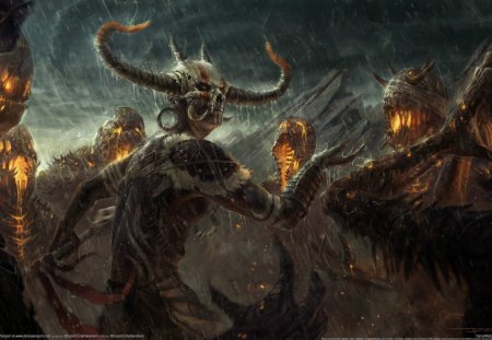 The Deadly - monster, creature, epic, game, warrior, devil, diablo, dark