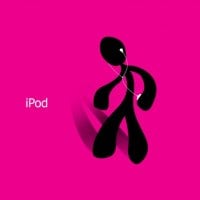 iPod Figure on Pink