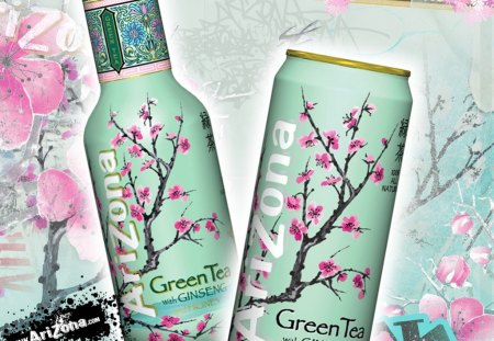 Arizona Green Tea - arizona iced tea, arizona, drink, green tea, iced tea, tea