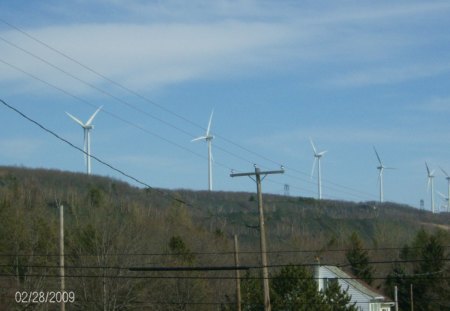 wind mills - windmills, landscape