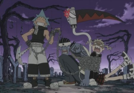 Soul Eater - tsubaki, anime, soul, soul eater, black star, maka