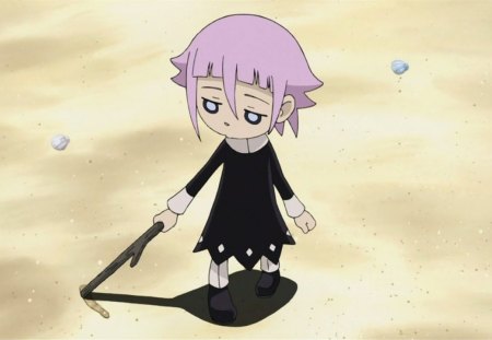 Crona - anime, soul eater, chibi, sand, crona