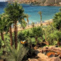 Eilat Coastline In Vivid Colors