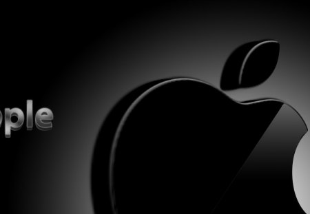 Apple - balck, apple