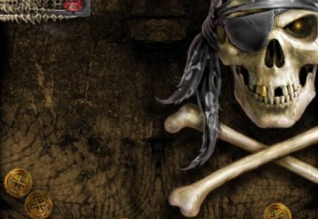 The pirate SKULL smile - smile, pirate