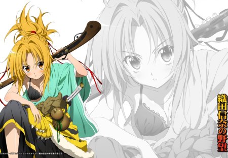 oda nobuna - blond, nobuna, oda, yabou