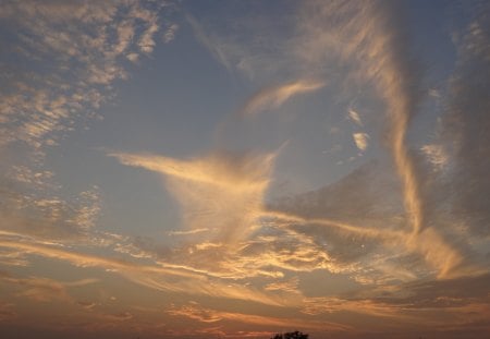 Big Sky - big sky, sky, cloud, clouds, dusk