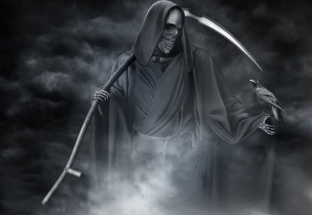 Grim Reaper - abstract, grim reaper, death, wallpaper