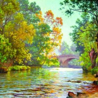 A french river landscape