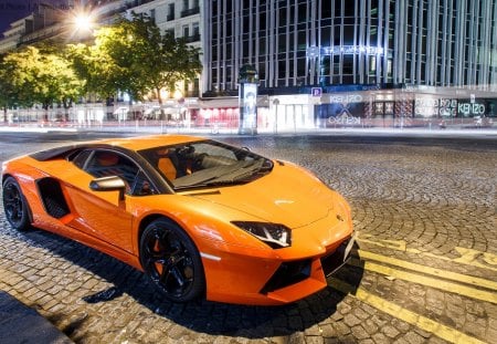 Lamborghini - supercar, lamborghini, aventador, exotic