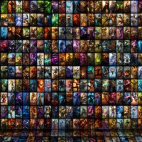 wall of league of legends heroes