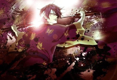 takasugi - male, takasugi, gintama, katana