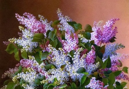 Fragrance of lilac - nice, fresh, freshness, fragrance, room, bouquet, lovely, still life, vase, painting, pretty, beautiful, scent, flowers, lilac