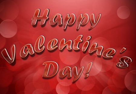 Happy Valentines Day - valentines day, red, valentine, valentines