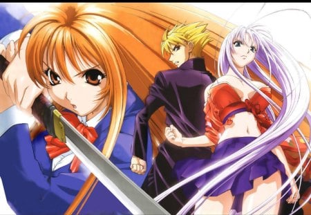 anime tenjou tenge - tenjou, girls, anime, tenge