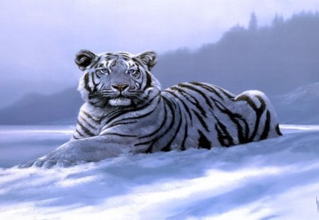 Big Cat - art, cat, wallpaper, other, animals