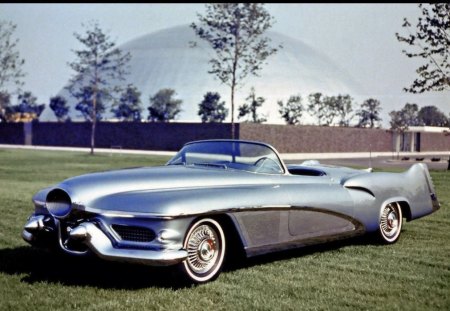 1951 gm le sabre - grass, car, 1951, fields