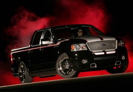 ford f 150 foose - ford, black, wheel, foose