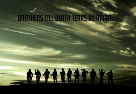 Brothers till Death Tears As Apart - soldiers, battlefield 3, guns, brothers