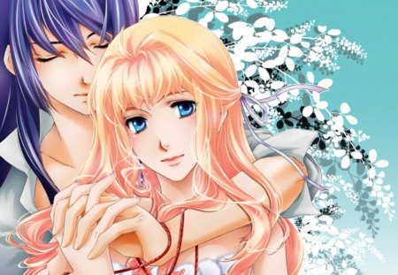 True ♡ Love - pretty, anime, female, romantic, romance, alto saotome, long hair, beuatiful, hug, anime girl, macross frontier, girl, macross, beauty, lovely, love, sweet, macross frontie, cute, lover, couple, sheryl nome