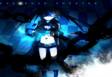 BRS - rock, shooter, black, twin tail