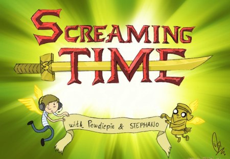 Screaming Time - scream, anime, pewdiepie, time, show, cool