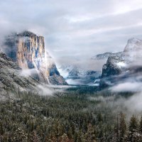 Frosty mountain