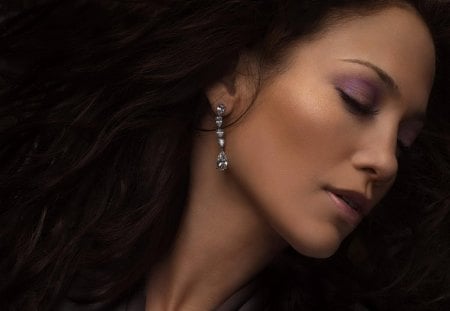 Woman - woman, make-up, reflection, earring