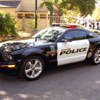 mustang police car