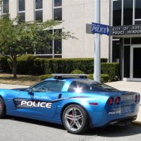 corvette police car