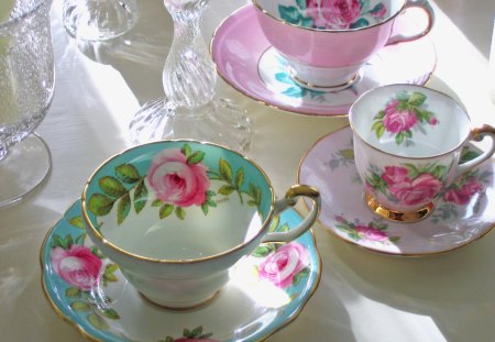 *** Beautiful cups *** - flowers, cups, beautiful, coloeful, cup