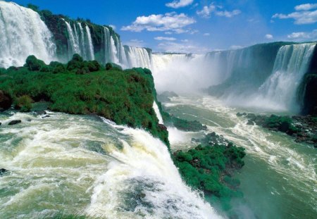 Iguazu Falls - amazing, falls, river, water, iguazu, great, waterfalls, waterfall