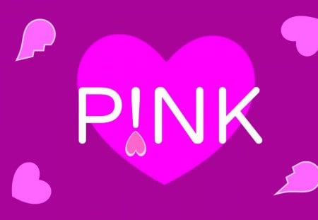 I love pink - purple, pink, love, abstract, vector, art, white, heart, cehenot