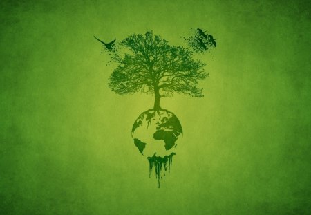 earth - tree - birds - tree, wallpaper, earth, bird