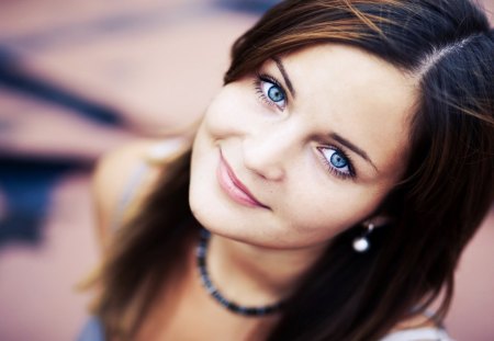 Blue Eye - photo, eye, model, blue