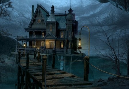 SPOOK HOUSE - HOUSE, CREEPY, SPOOKY, DARK