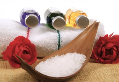 Seasonings - salt, seasonings, bottle, food, flowers