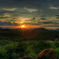 Sunset in Africa