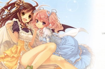 Loli Girls - girls, orginal, cute, 2girls, lolita, dress