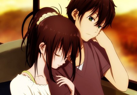 hyouka couple - Anime couples Wallpapers and Images ...