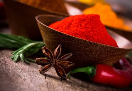 *** Spices *** - imbir, cooking, red, spices, food