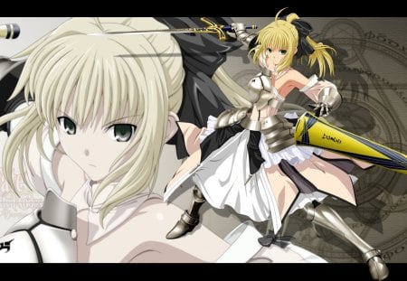 saber lily - fate zero, saber, fate stay night, lily