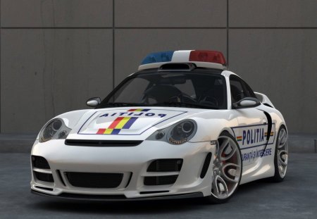 Romania 911 porsche police car