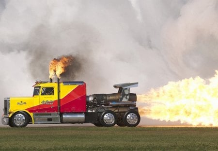 Rocket truck - rocket, truck, cars, photo